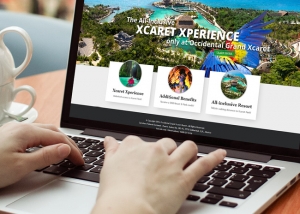 Occidental Hotels & Resorts Unlimited Xcaret Experience Website design Digital Maketing