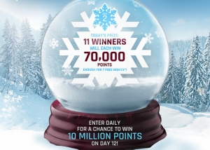 Wyndham Rewards 12 Days of Rewards social media advertising Sweepstakes