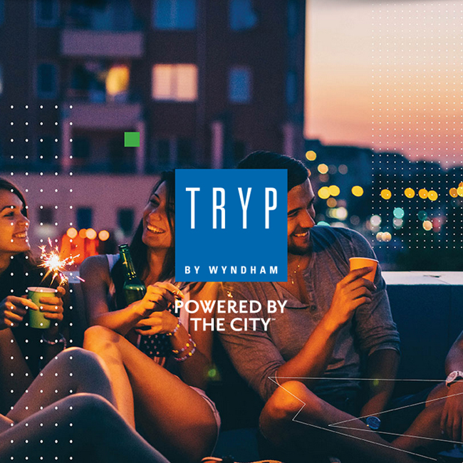 TRYP by Wyndham Logo Branding Positioning Social Digital Campaign