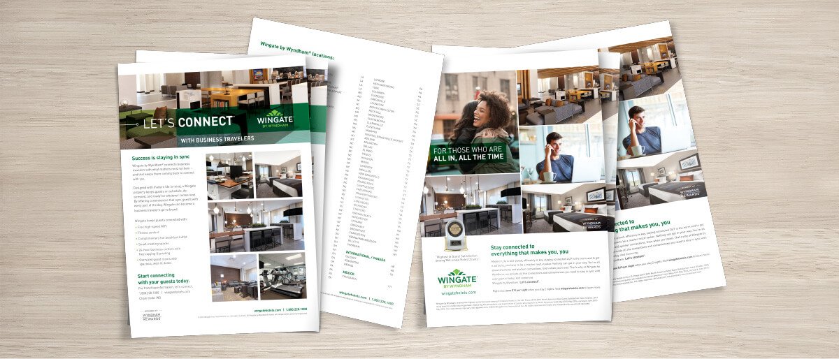 Wingate by Wyndham Logo Photography Branding and Positioning Let's Connect