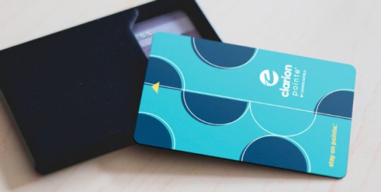 Choice Hotels Clarion Pointe Branding Positioning Traditional keycard