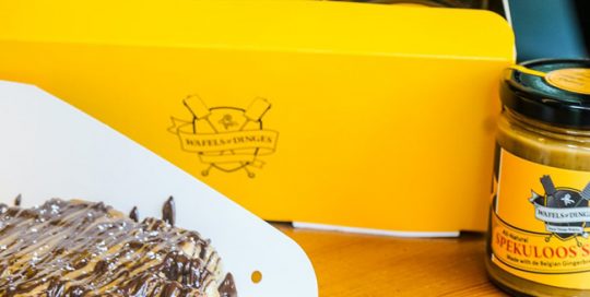 Wafels & Dinges Logo Franchise Sales Branding Positioning Brand Strategy Package Design Menu Design