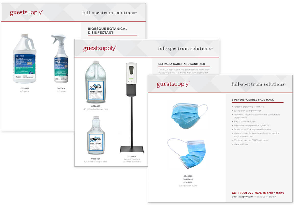 Guest Supply COVID-19 Coronavirus Safety Cleanliness Image