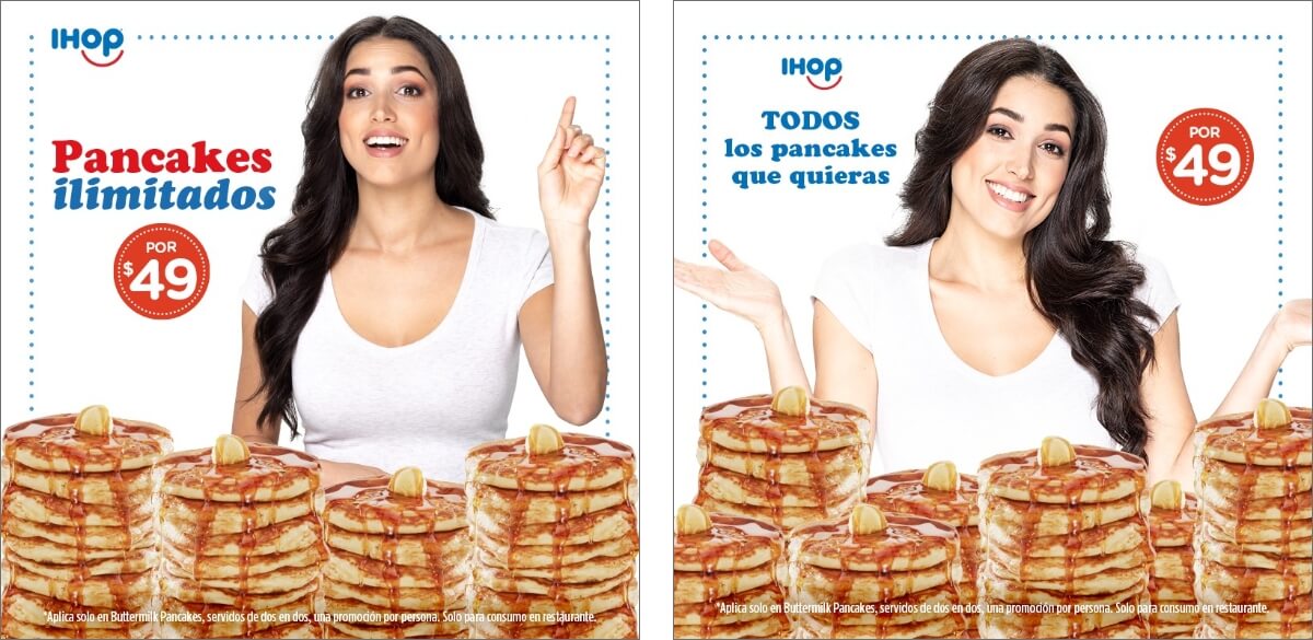 IHOP All You Can Eat Pancakes Campaign Social Media Post Content Generation