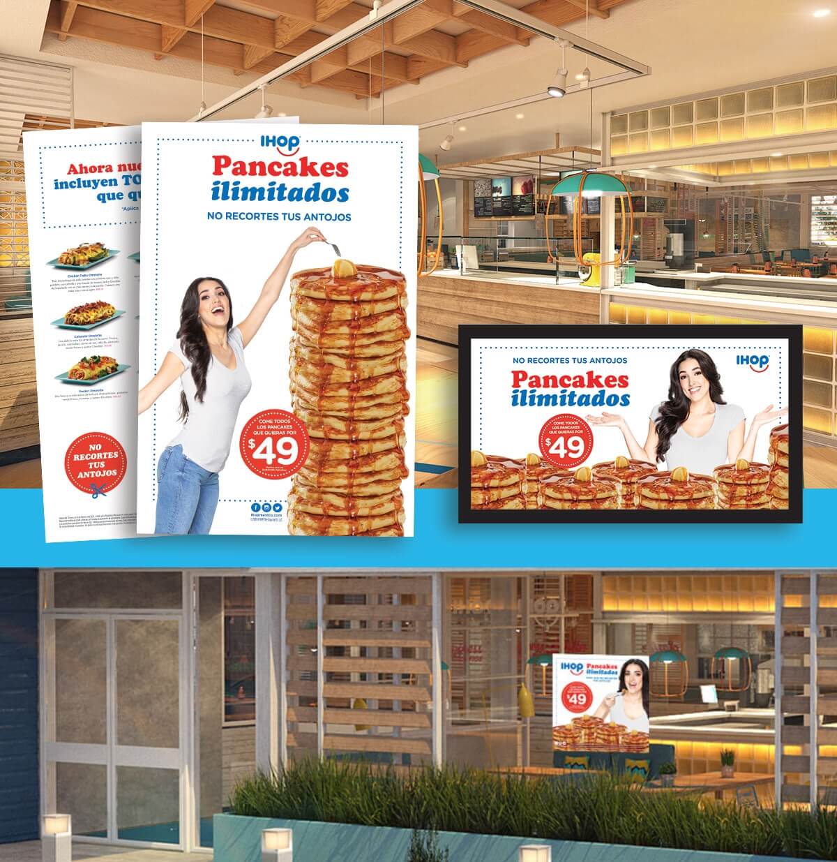 IHOP All You Can Eat Pancakes Campaign Traditional Marketing Content Generation