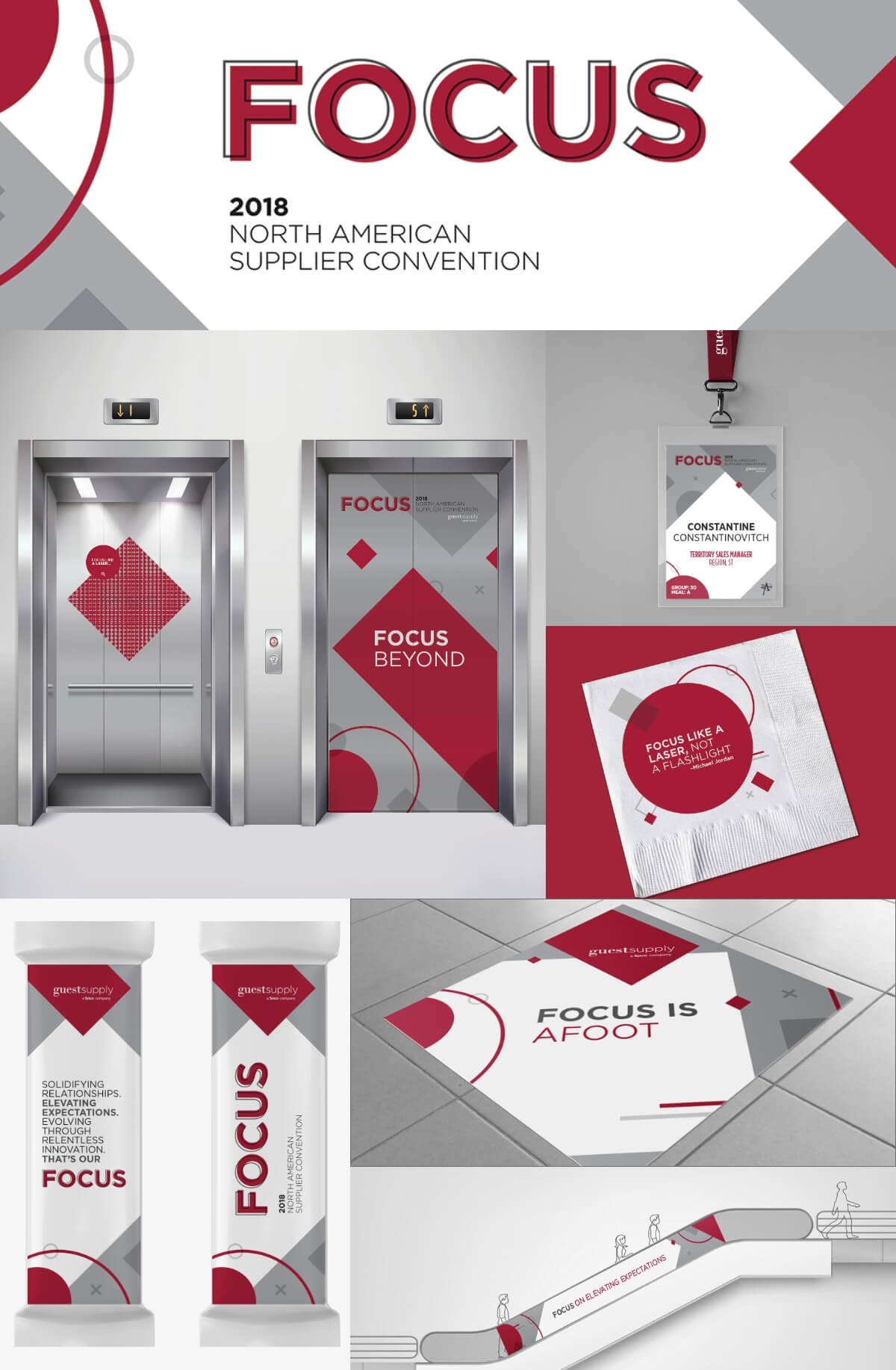 Guest Supply Step Forward Convention App Graphics Development