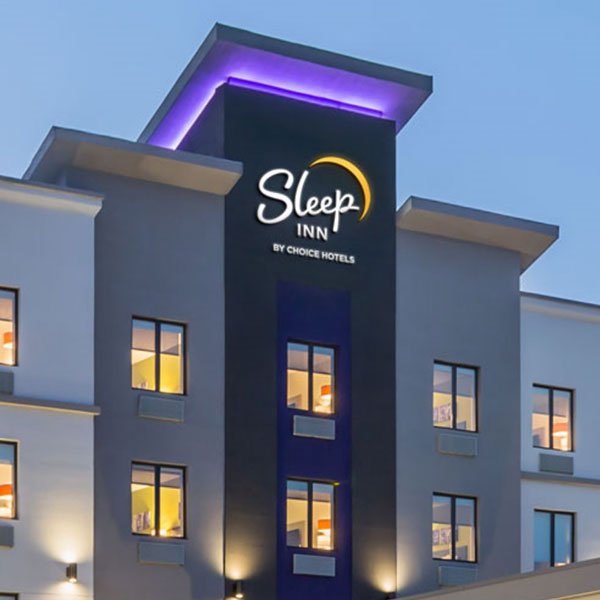 Choice Hotels Sleep Inn Hotels Branding Positioning Traditional Hotel Exterior