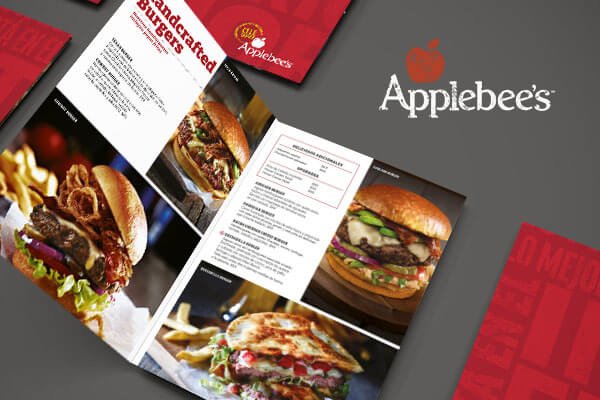 Applebee's International Restaurant Marketing and Branding Menu Template