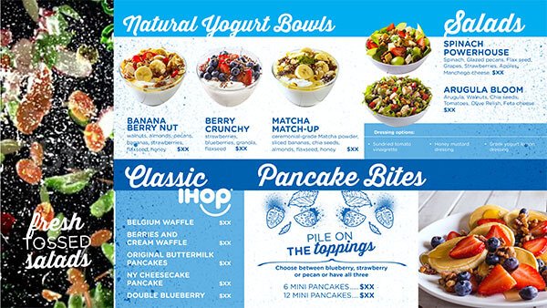 IHOP International Restaurant Marketing and Branding Menu Template